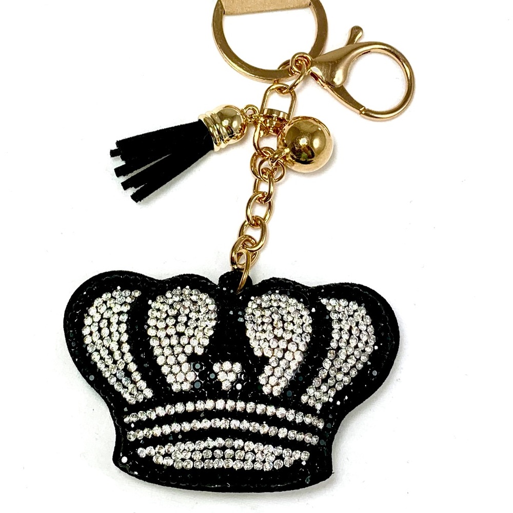 Bling Crown Crystal Keychain - rhinestones